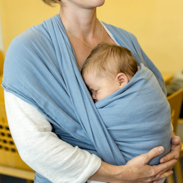 Verleih von Tragehilfen für das Baby
